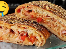 Esse pão recheiudo de dar água na boca é o lanche mais que perfeito para comer com toda a família