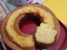 Bolo de fubá crocante