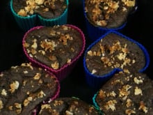 Cupcake de banana super saudável