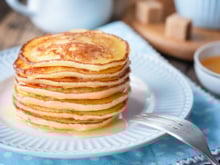 Anote, salve ou printe essa receita da melhor massa de panqueca para o seu café da manhã: fácil de fazer e você decide se quer doce ou salgada