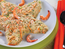 Salpicão de camarão e quinoa