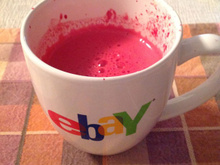 Suco de maçã com beterraba