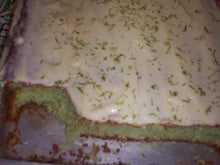 Bolo verde de laranja