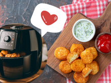 Nugget de frango caseiro SEM TRIGO: é só bater todos os ingredientes e botar na airfryer