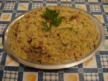 Farofa afro brasileira