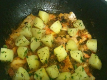 Merluza na panela à minha moda