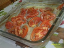 Filé de peixe ao forno com leite de coco