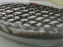 Pavê de mousse de cupuaçu com chocolate