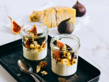 Figos com creme de mel