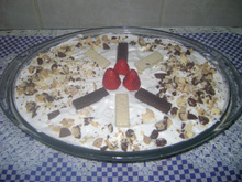 Pavê de Bis com biscoito