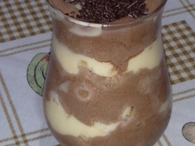 Pavê cup-tasteful cremoso de chocolate