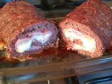 Rocambole de carne moída fácil