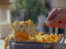 Você não precisa de receita complicada para comer bem: esse macarrão de travessa é prático, barato e muito saboroso