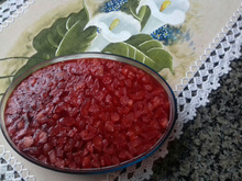 Torta de morango com gelatina