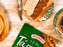 Wrap com creme de avelãs