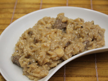 Risoto de filé mignon