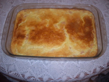 Quiche de queijo e presunto