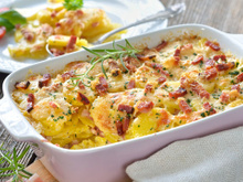 Chef renomada revela: "As melhores batatas assadas não têm casca, mas 200 g de presunto e 150 g de queijo"