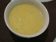 Sopa de mandioca com frango