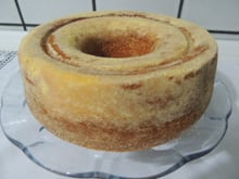 Bolo de fubá cozido