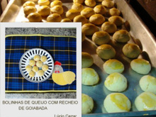 Bolinhas de queijo com goiabada do Lúcio Cezar