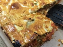 Torta de abóbora com carne seca