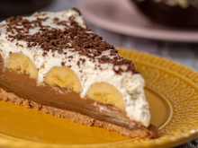 Torta de banana banoffee