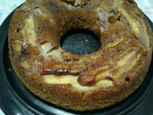 Bolo de banana com aveia