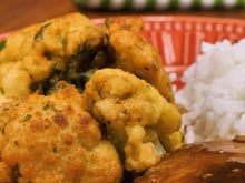 Couve - flor frita