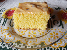 Bolo de maracujá de liquidificador