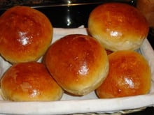 Pãezinhos doces fáceis