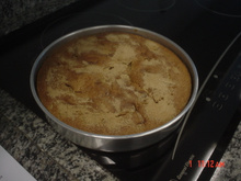 Bolo de casca de banana banana