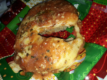 Hambúrguer à parmegiana da Luuh