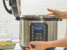 2.2 derruba o preço da panela de pressão elétrica 6L inox