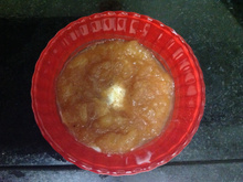 Calda de maçã deliciosa