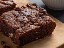 Brownie de 3 ingredientes sem glúten e sem lactose