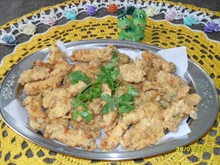 Frango em tirinhas empanado prático e rápido