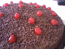 Bolo de aniversário da Renata