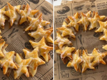 Não vejo a hora de chegar o Natal para fazer essa guirlanda folhada de Biscoff: meu filho me pede todo dia!