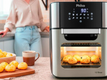 Air Fryer Philco fica 66% mais barata na Amazon e oferece mais espaço para preparar refeições