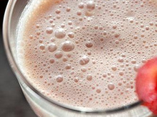 Smoothie de Morango com Amaranto em Flocos