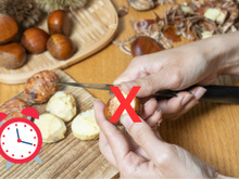 Como descascar castanhas em apenas três minutos: o truque que quase parece mágica sem usar o forno