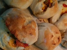 Pão de minuto com recheio variado