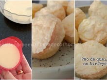 Pão de queijo de preguiçoso: receita rápida na airfryer é muito fácil de fazer