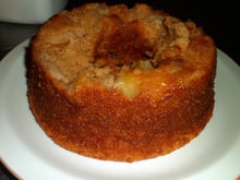 Bolo de maçã saudável