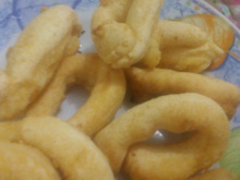 Bolinho frito de tapioca