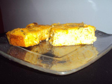 Bolo de milho e queijo