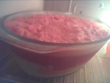 Gelatina cor de rosa