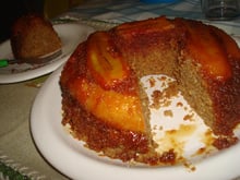 Torta caramelada de banana