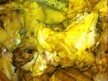 Frango caipira do interior